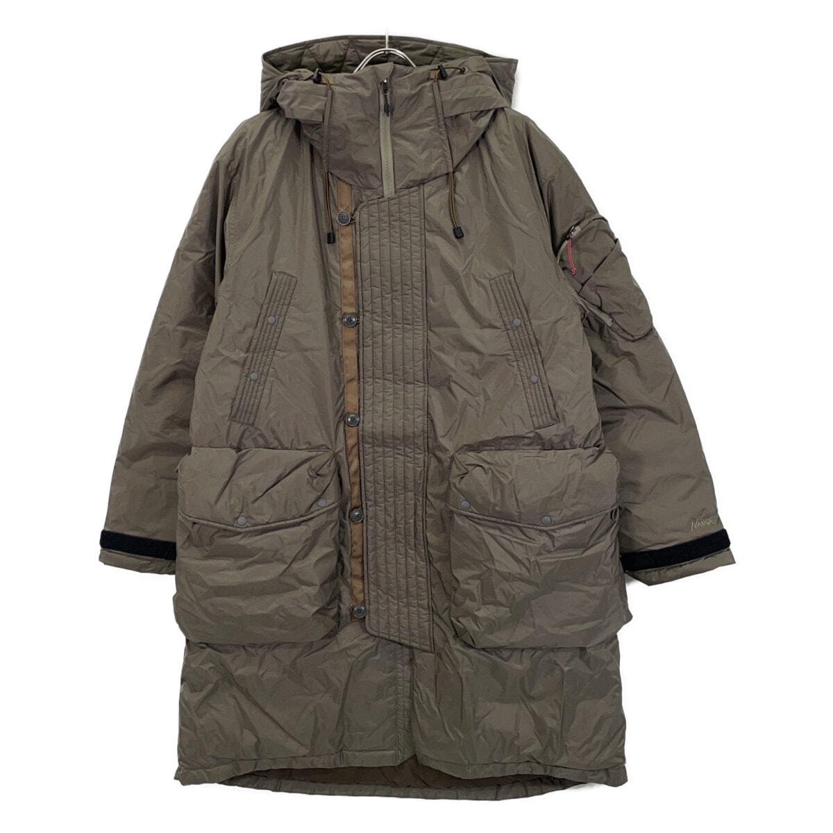 ナンガ ND2441-1C006 グリーン AURORA TEX DOWN FIELD HALF COAT オーロラテックスダウンフィールドハーフコート M