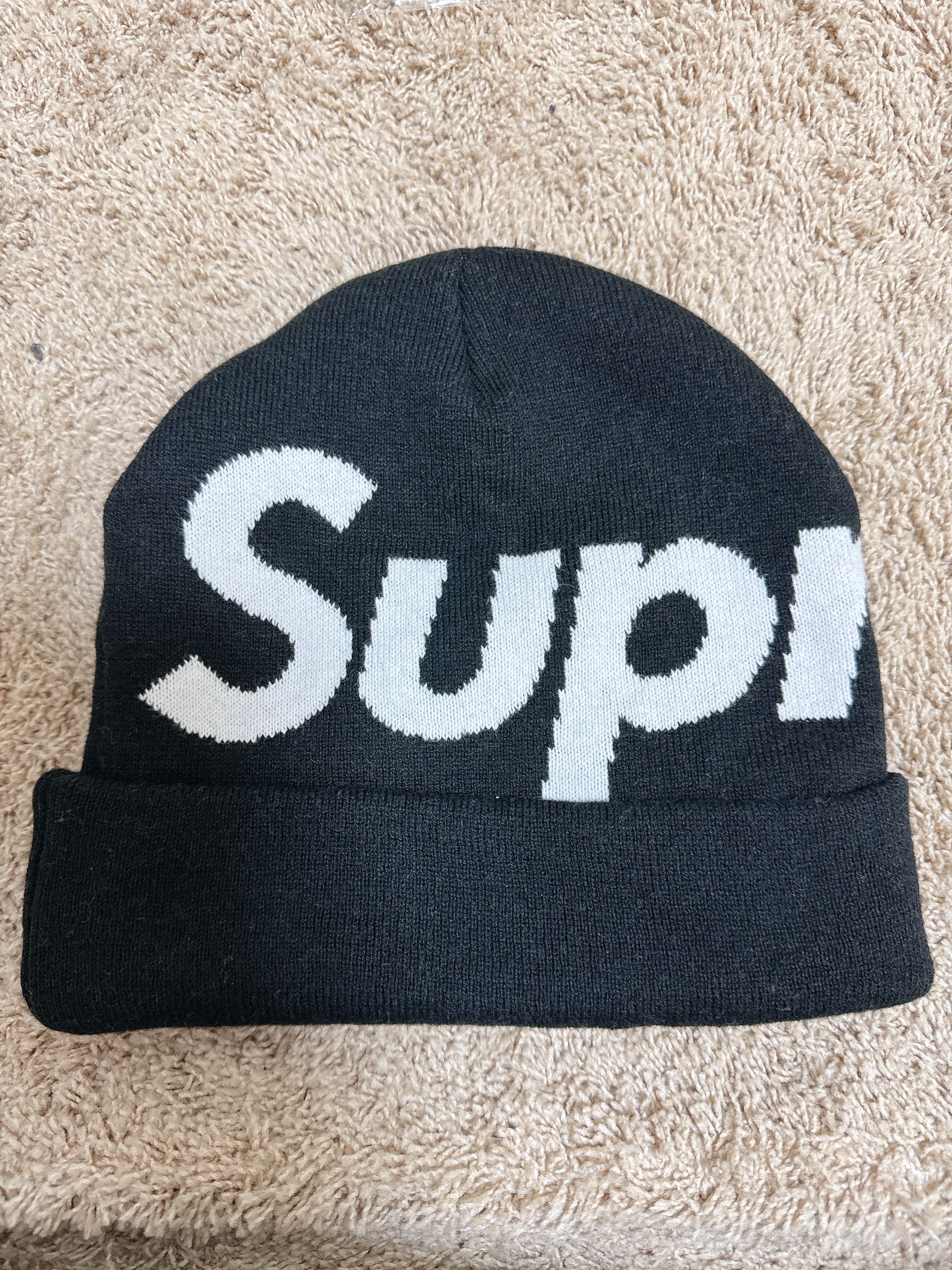Supreme Big Logo Beanie "Black" (23FW)