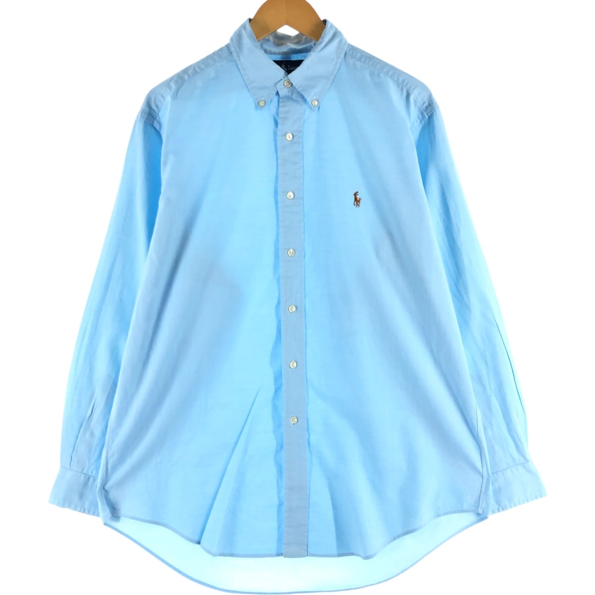 古着 ラルフローレン Ralph Lauren YARMOUTH 長袖 ボタンダウンシャツ メンズL相当/eaa509378