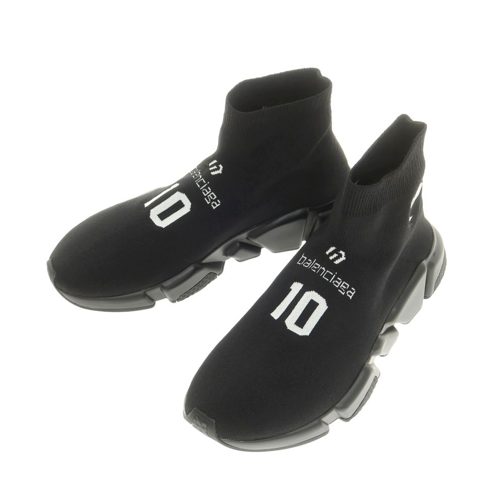 【中古】【未使用】バレンシアガ BALENCIAGA Speed Soccer Runner trainer スニーカー ブラック【サイズ41】【メンズ】
