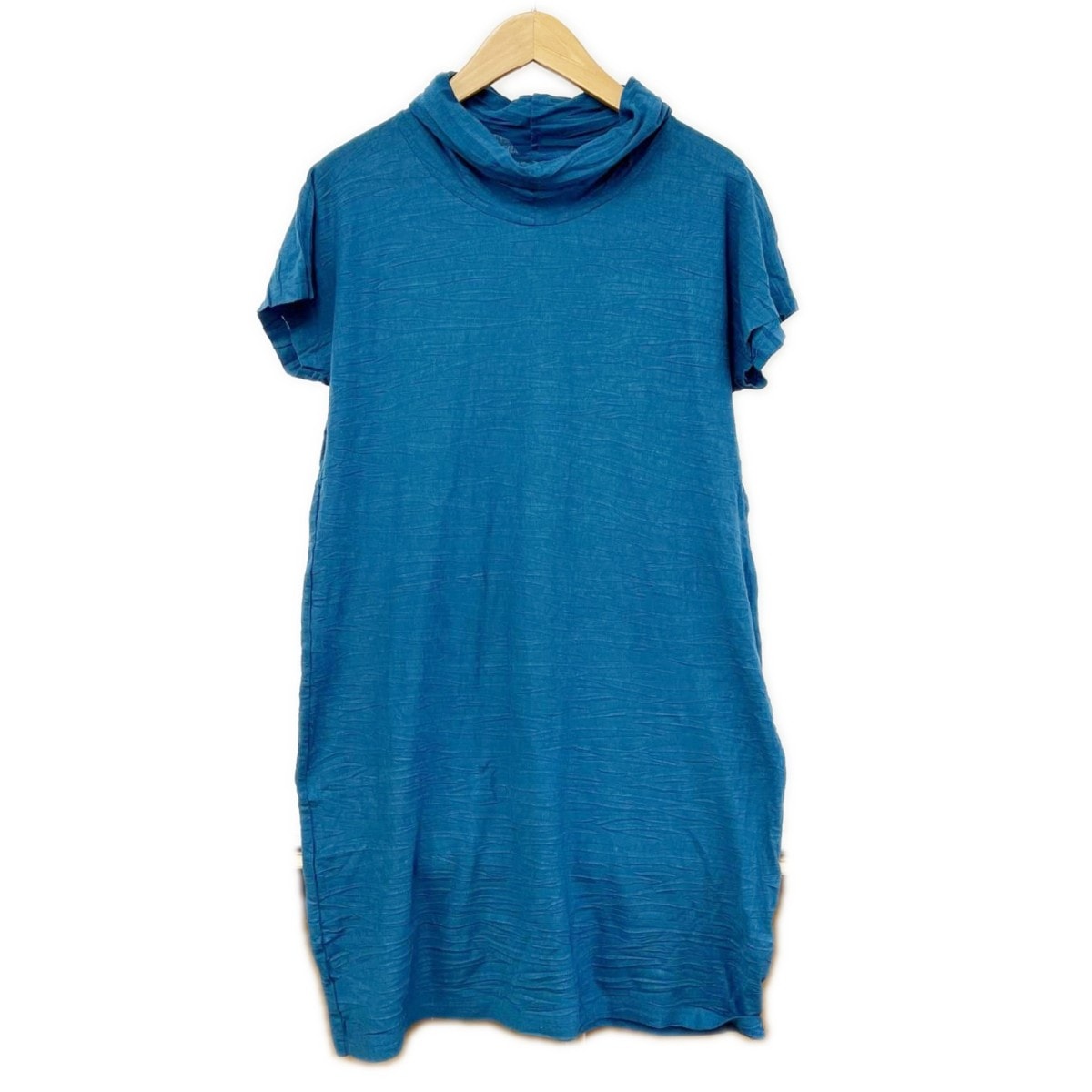 ISSEY MIYAKE イッセイミヤケ ワンピース size2 Haat レディース HA51JH226 ブルー