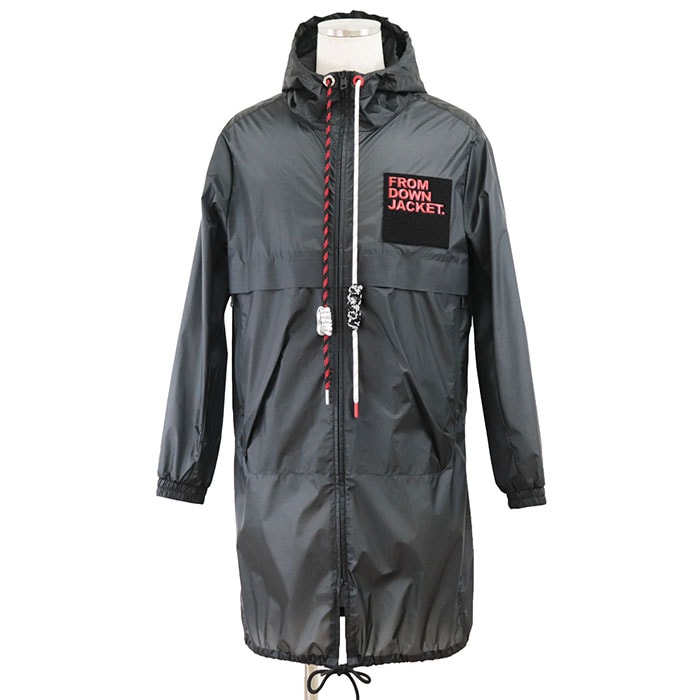 美品 モンクレール 2018年製 DELAPORTE ナイロン コート メンズ ブラック 1 MONCLER