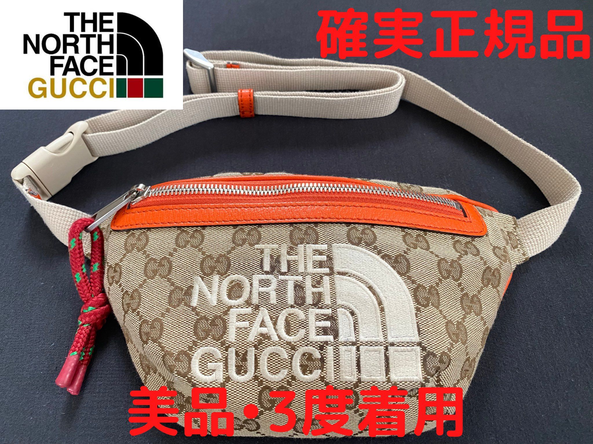 Gucci x The North Face Belt Bag "Beige Ebony"