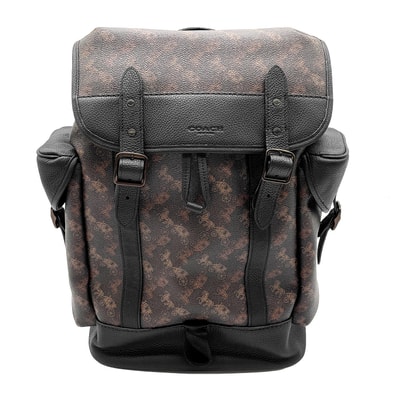 COACH コーチ ヒッチ バックパック リュック・デイパック
ホースキャリッジ柄 4072 PVC レザー ブラウン ユニセックス
【中古】