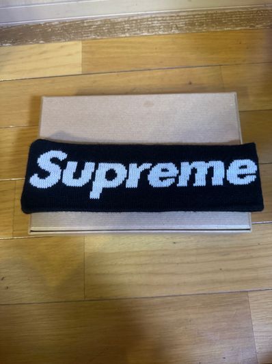 Supreme / New Era® Big Logo Headband "Black"