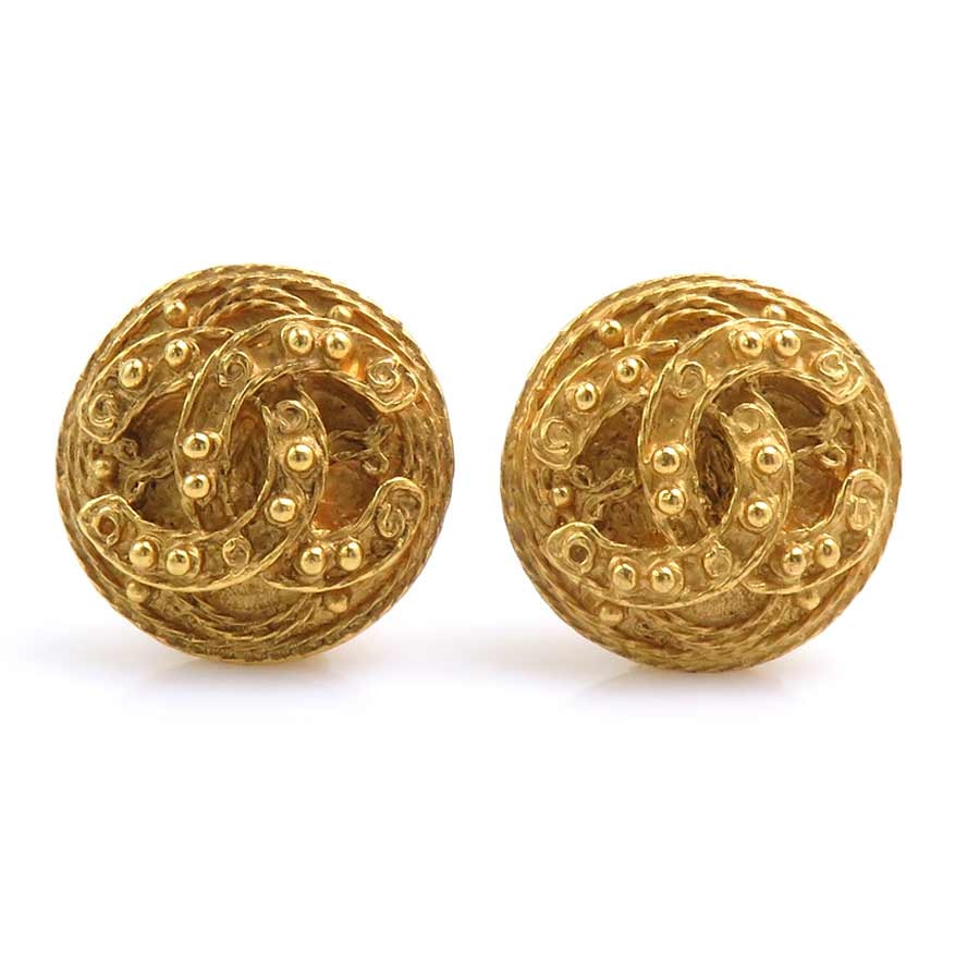 シャネル CHANEL イヤリング ココマーク メタル ゴールド レディース【中古】 e61810i