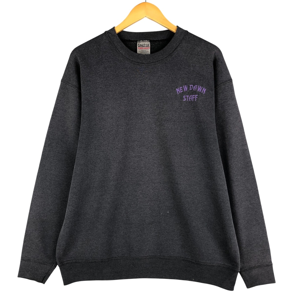 古着 90年代 オニータ ONEITA 刺繍 スウェットシャツ トレーナー USA製 メンズXL相当 ヴィンテージ/eaa596725