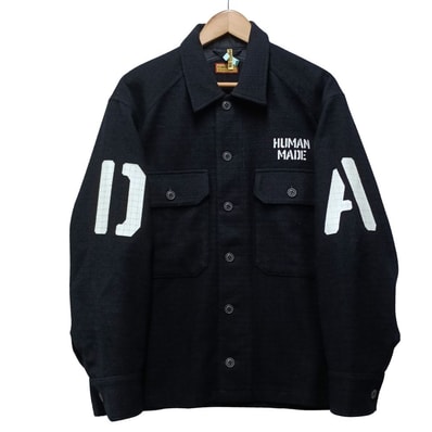 HUMAN MADE ヒューマンメイド HM30SH008 MILITARY SHIRT ミリタリー ウール 長袖シャツ 55968