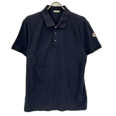 モンクレール 18年製 ネイビー MAGLIA ポロシャツ XL