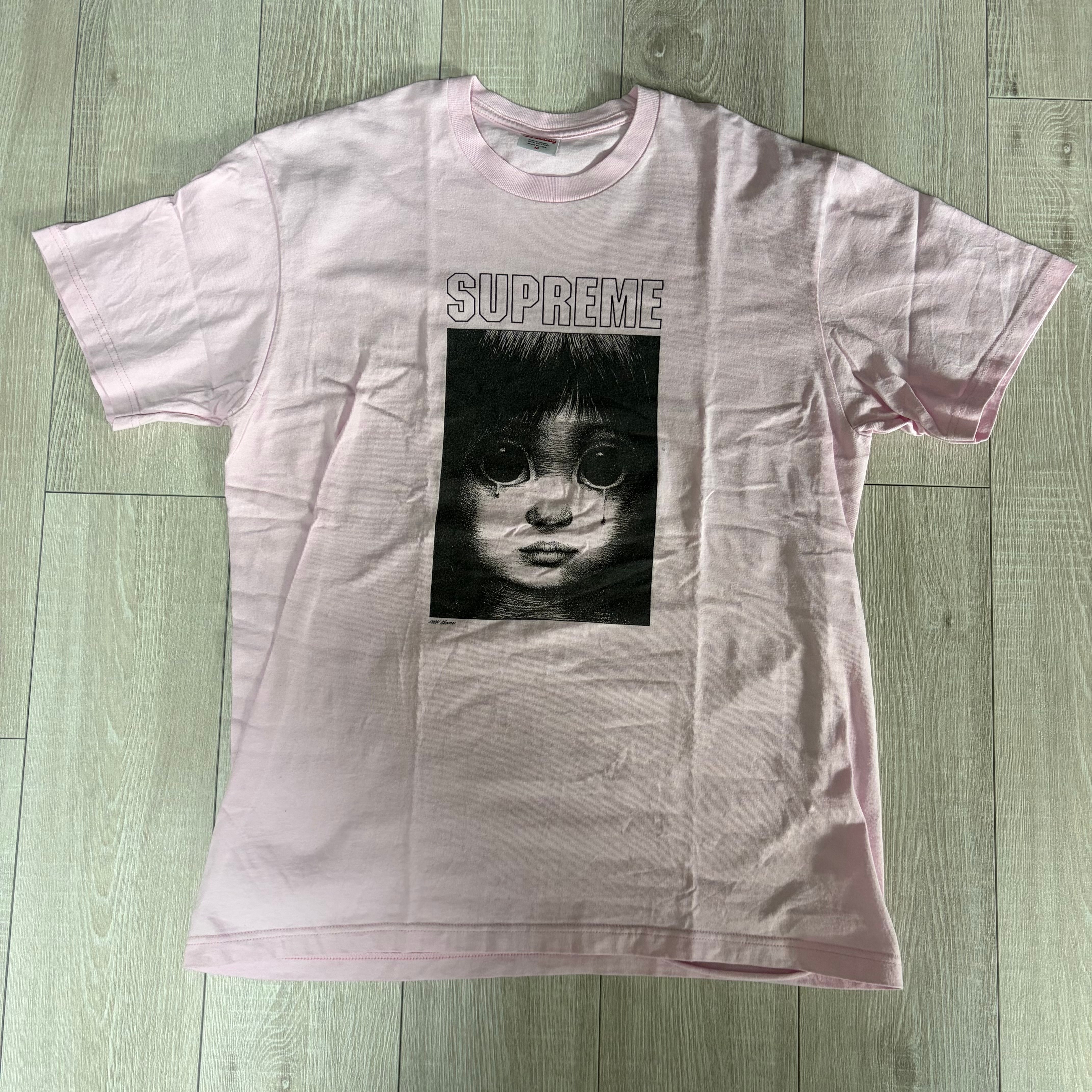 シュプリーム マーガレット キーン ティアドロップ Tシャツ "ライト ピンク"