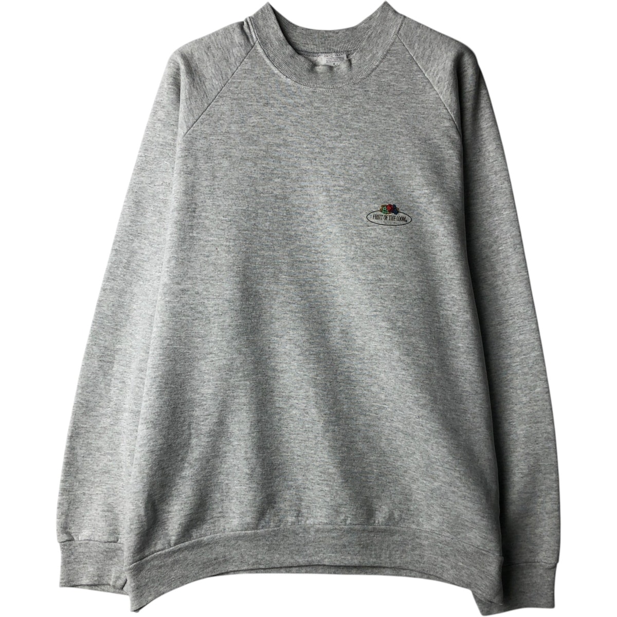 古着 フルーツオブザルーム FRUIT OF THE LOOM ワンポイントロゴスウェットシャツ トレーナー メンズL相当/eaa629862