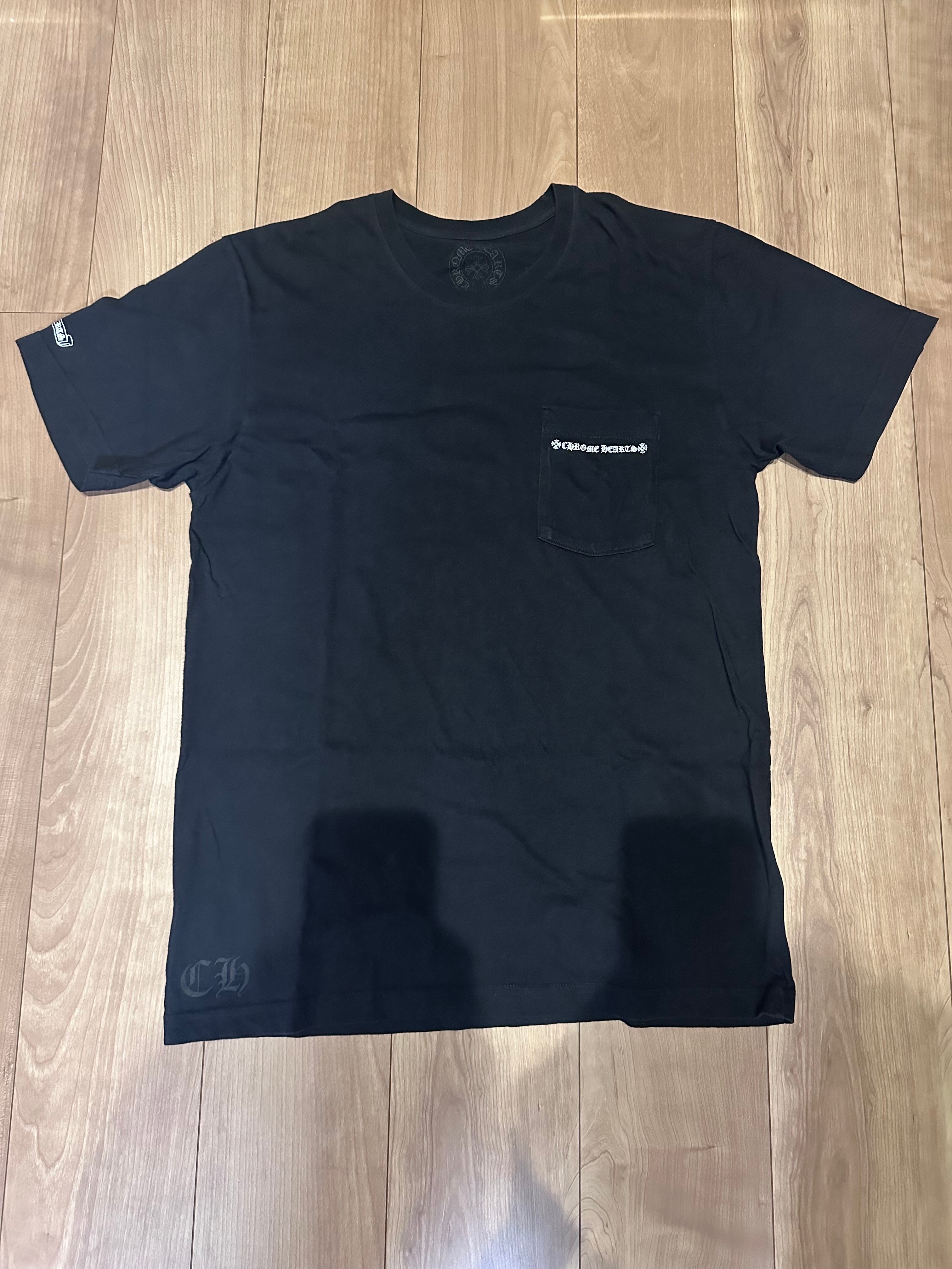 Chrome Hearts Cemetery Cross Tire Tracks T-Shirt "Black"