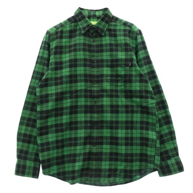 DIESEL ディーゼル 長袖シャツ A01364-S-MOI-CHK-0EBAD チェック 長袖 シャツ グリーン グリーン系 M【中古】