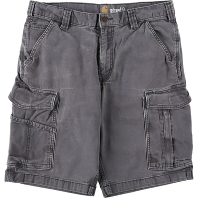 古着 カーハート Carhartt RELAXED FIT ダック カーゴショーツ ハーフパンツ メンズw33相当/eaa620661