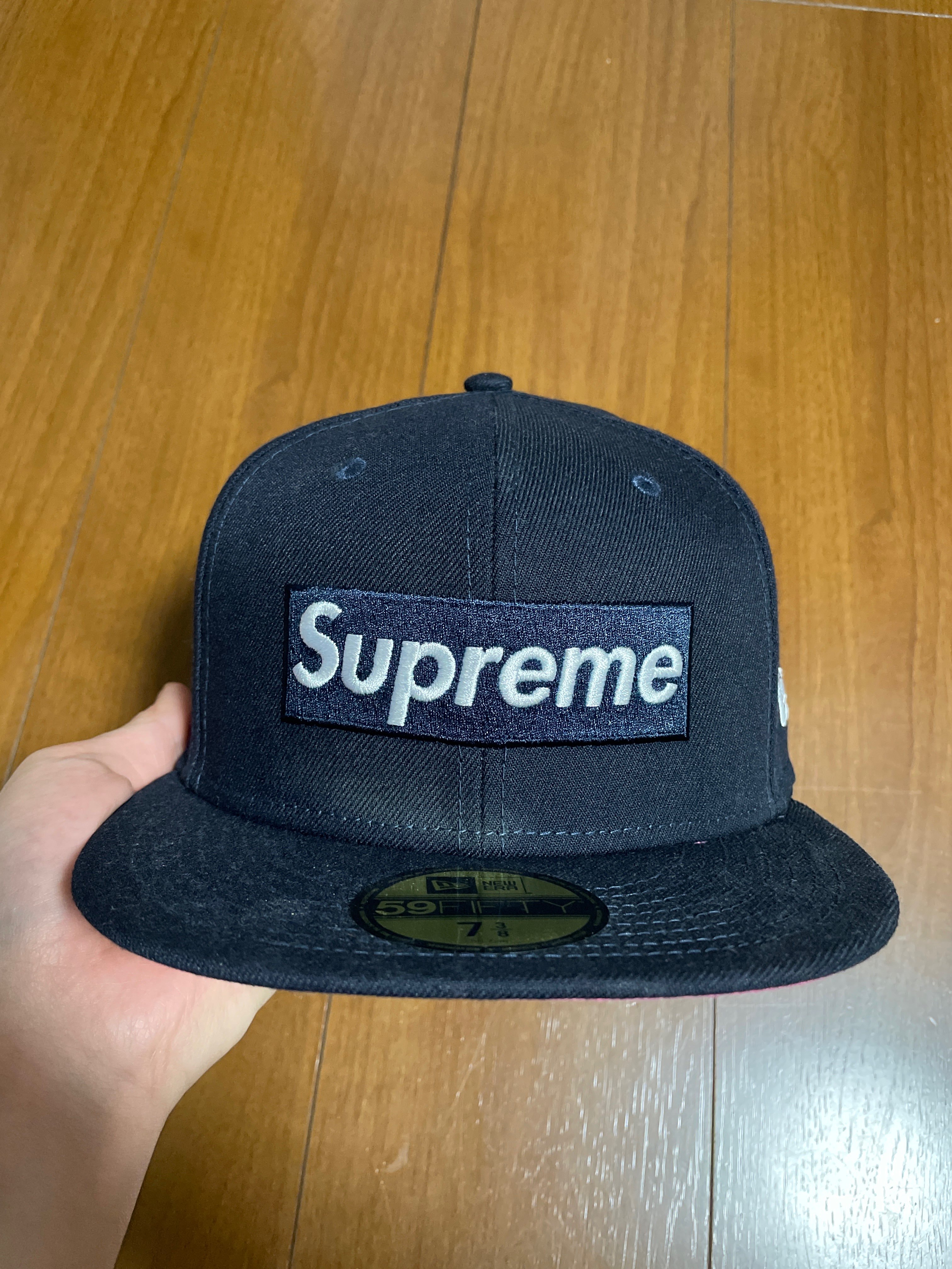 Supreme No Comp Box Logo New Era "Navy"