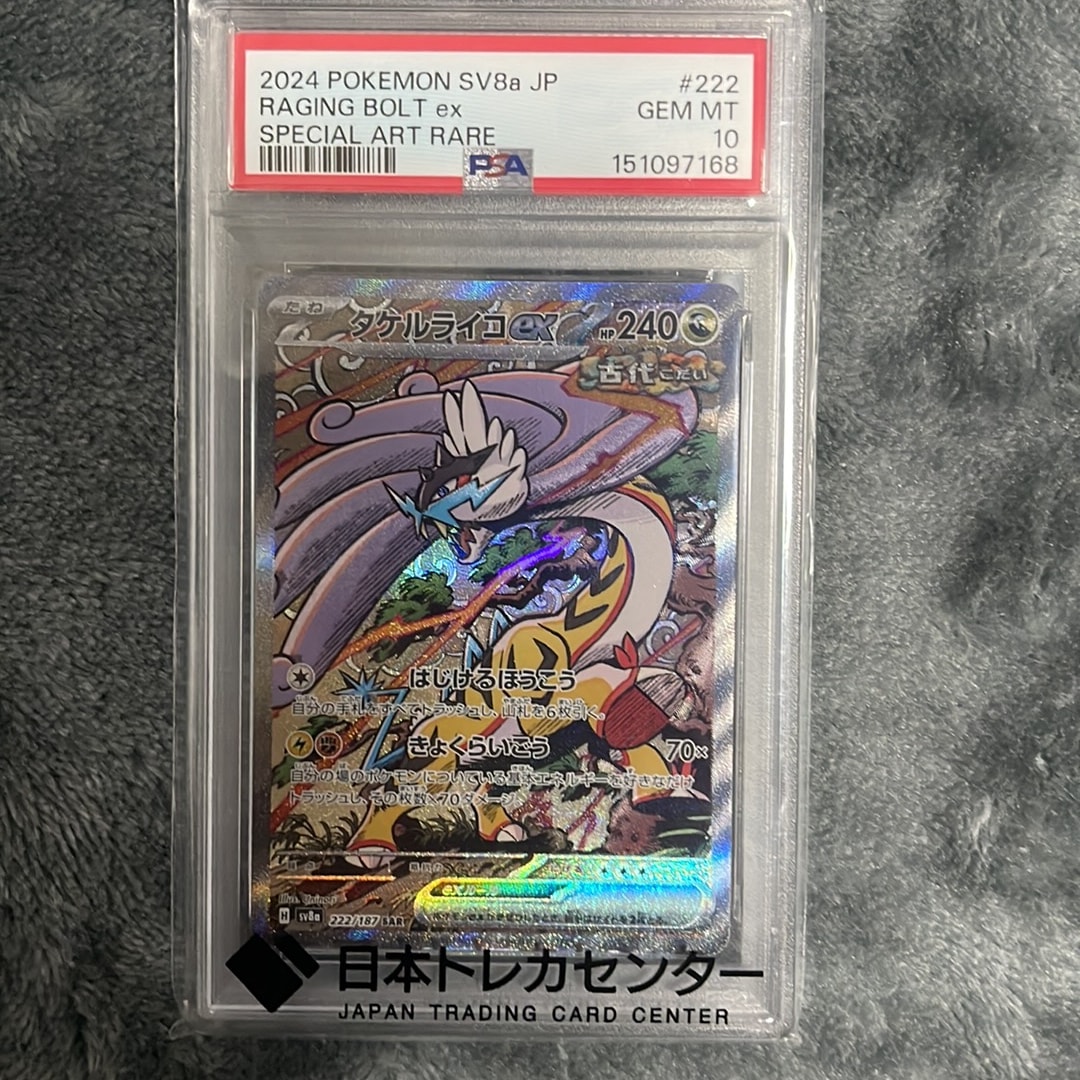 タケルライコex SAR [SV8a 222/187](ハイクラスパック「テラスタル