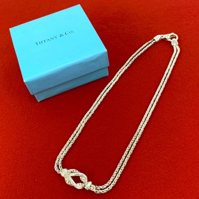 TIFFANY&Co. ティファニー ダブルロープ センターノット ネックレス シルバー925 ネックレス シルバー
81616
