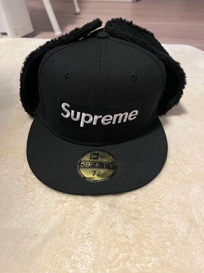 Supreme Earflap Box Logo New Era "Black"