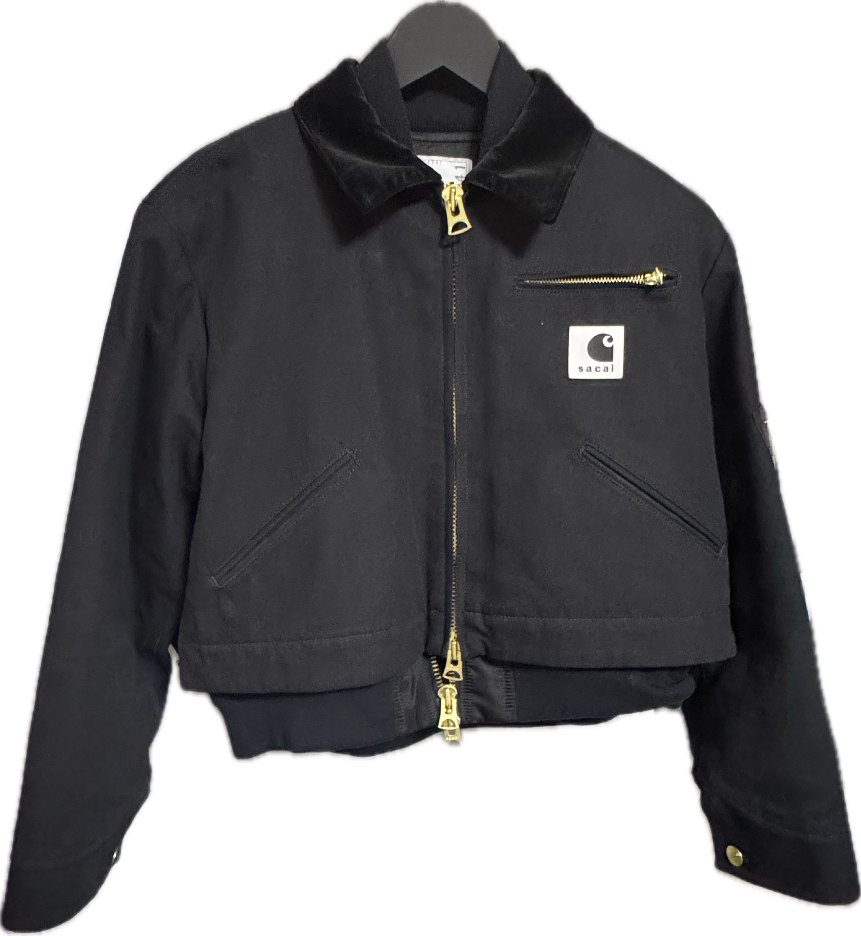 未使用に近い】カーハート WIP x サカイ キャンバス x MA-1 ジャケット