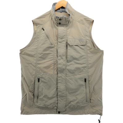 古着 コロンビア Columbia OMNI-SHADE リップストップ ナイロンベスト メンズXL相当/eaa552393