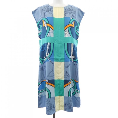 エルメス HERMES L'INSTRUCTION DU ROY ZOOM *16-7356 ツイルレーヌ ワンピース