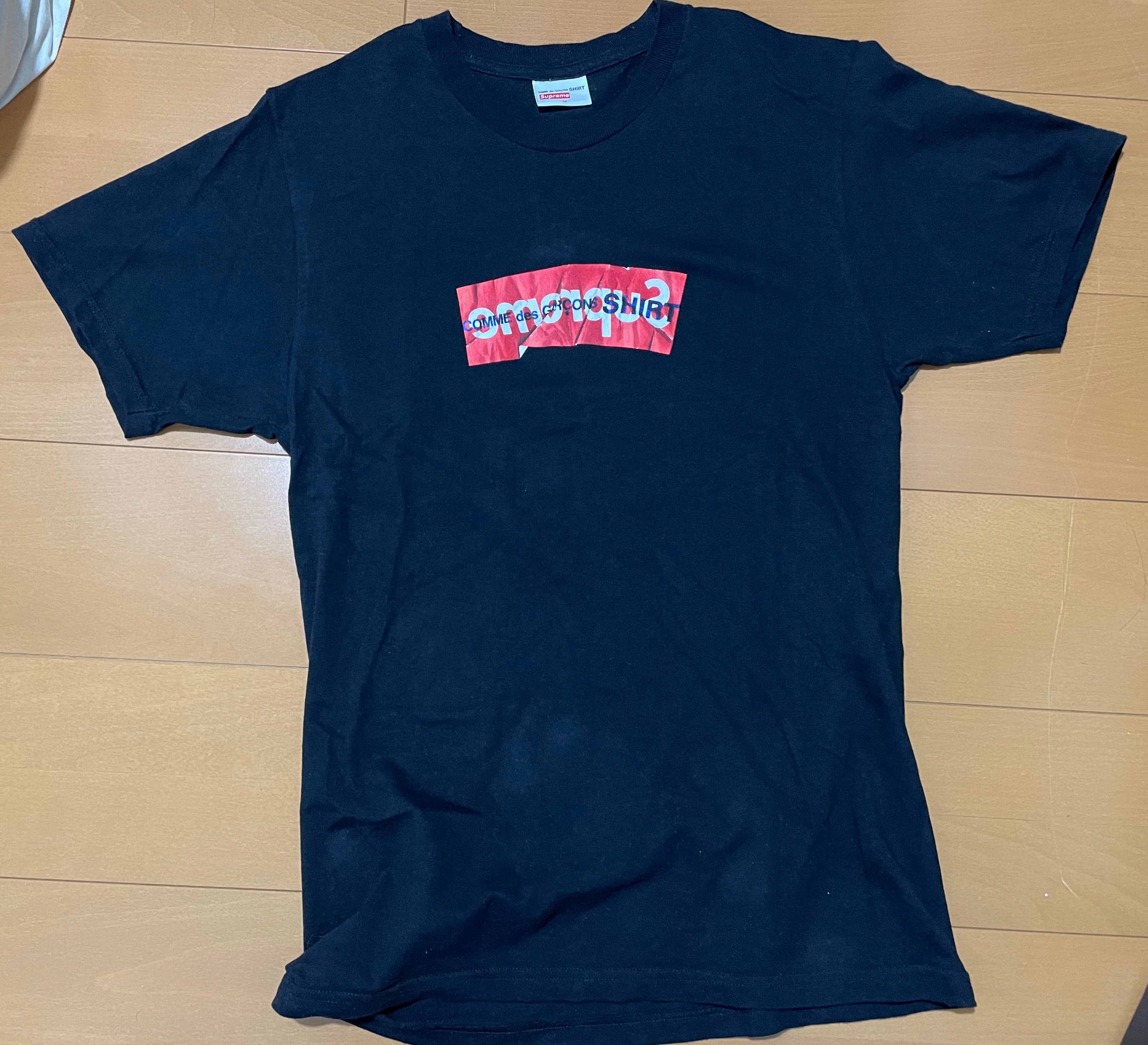 Supreme COMME des GARCONS SHIRT Box Logo Tee "Black"