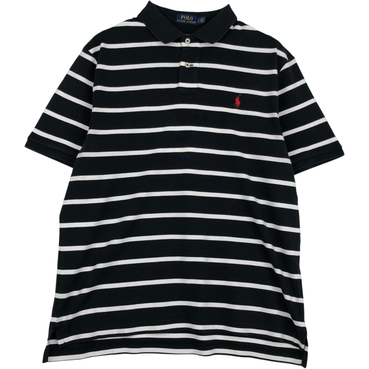 古着 ラルフローレン Ralph Lauren POLO RALPH LAUREN 半袖 ボーダー ポロシャツ メンズL相当/eaa644273