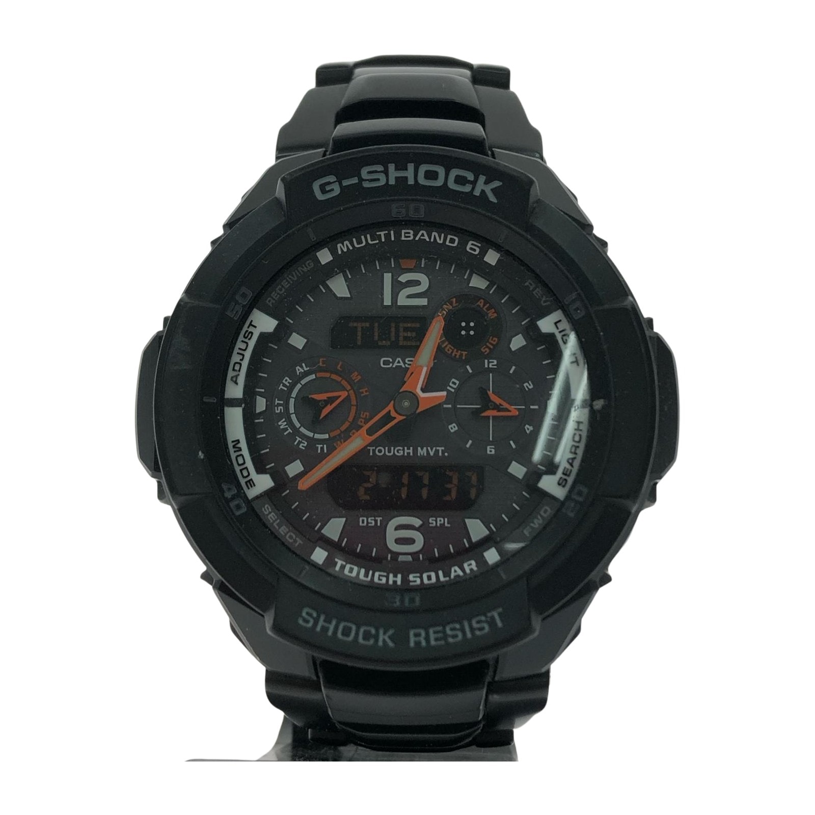 ▼▼CASIO カシオ メンズ腕時計 タフソーラー 電波ソーラー G-SHOCK スカイコックピット デジアナウォッチ GW-3500