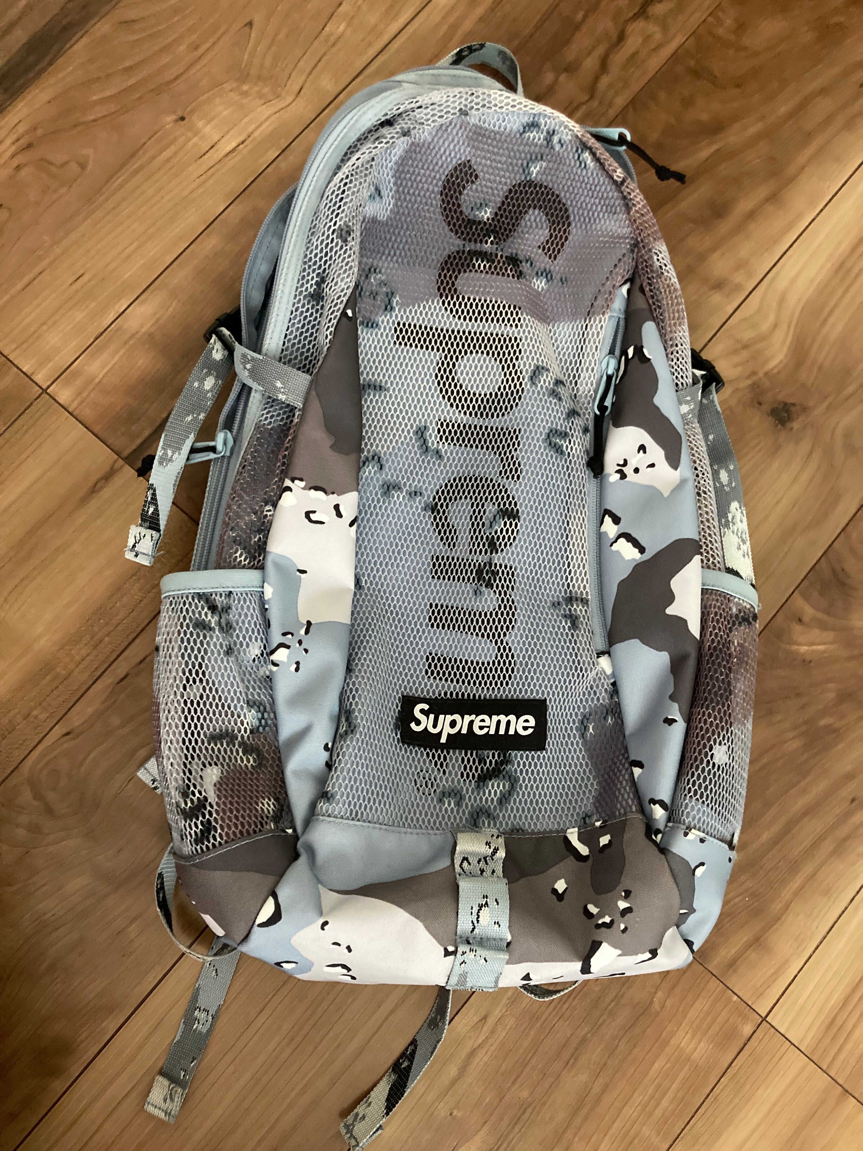 Supreme 20SS Backpack "Camo Blue"