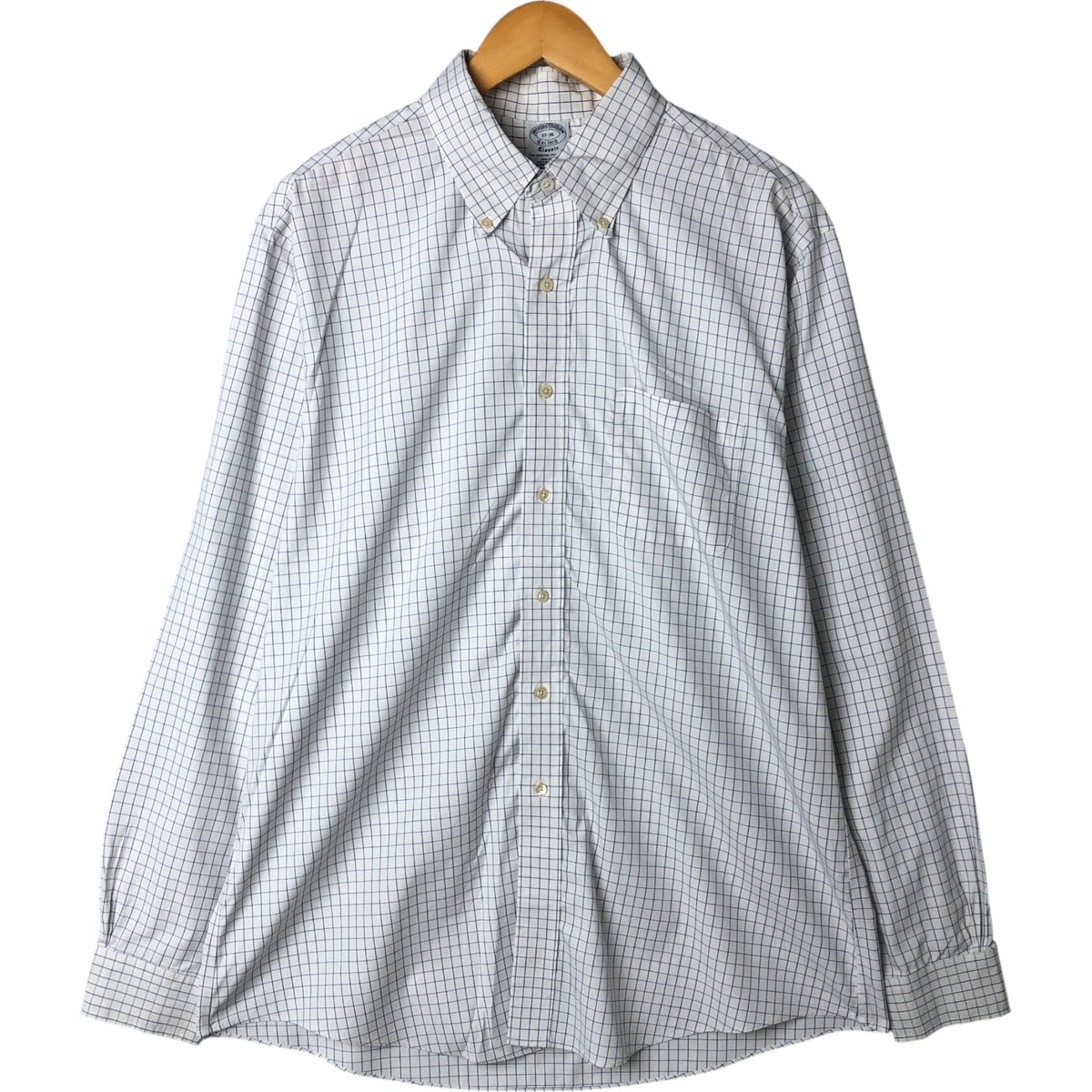 古着 ブルックスブラザーズ Brooks Brothers Est.1818 CLASSIC 長袖 ボタンダウンチェックシャツ メンズXL相当/eaa544732