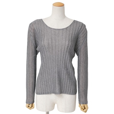 ■美品■PLEATS PLEASE ISSEY MIYAKE プリーツプリーズ イッセイミヤケ カットソー サイズ3 プリーツ 長袖 ブランド古着【中古】20260331/RA8793