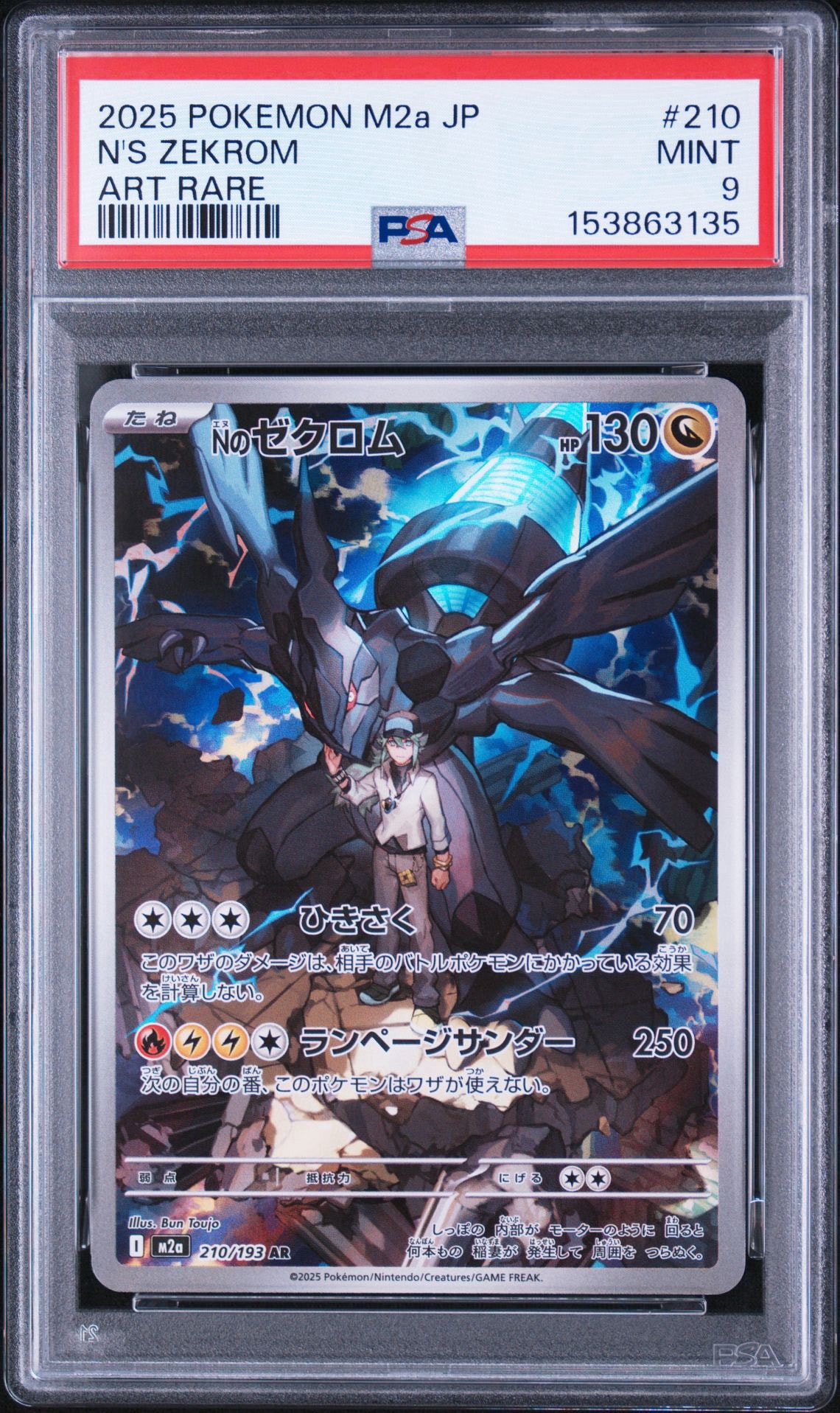 Nのゼクロム AR [M2a 210/193](ハイクラスパック「MEGAドリームex