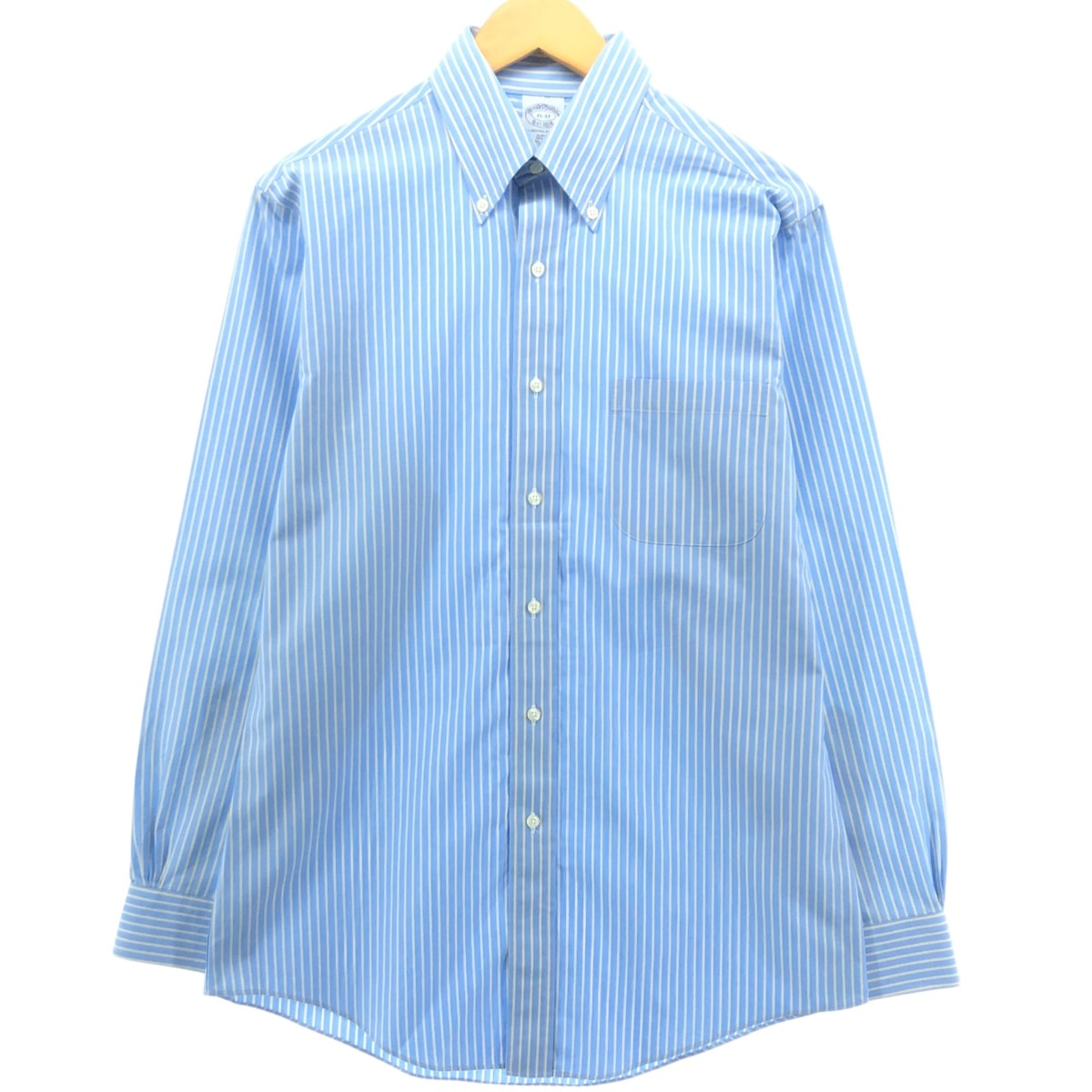 古着 ブルックスブラザーズ Brooks Brothers Est.1818 長袖 ボタンダウンストライプシャツ メンズM相当/eaa544964