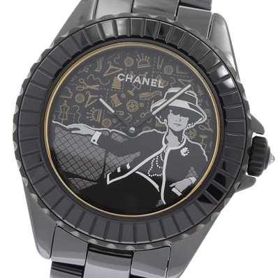 ☆極美品 シャネル マドモアゼル J12 クチュール メンズ 【中古】