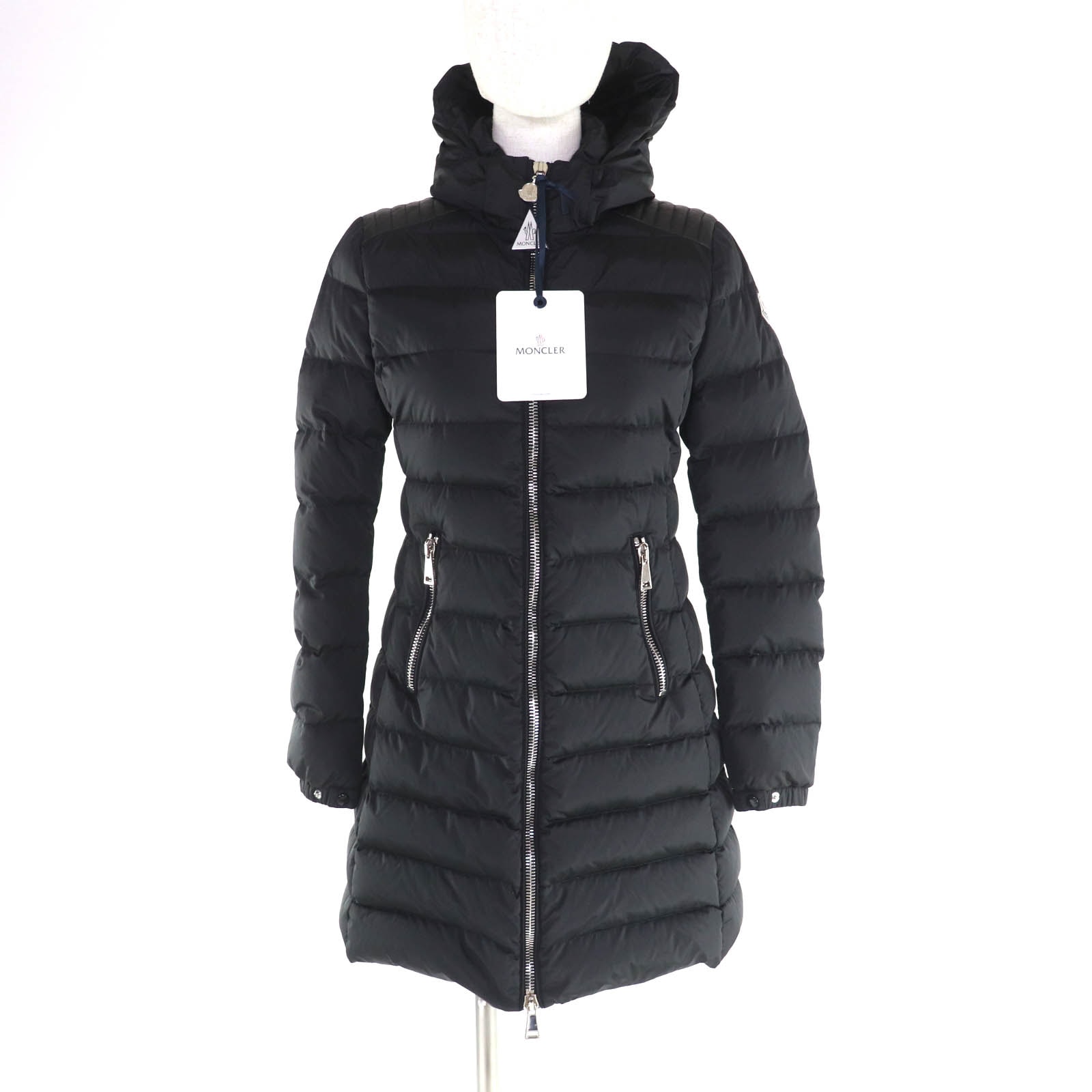 極美品 モンクレール ダウンコート OROPHIN ブラック レディース 0