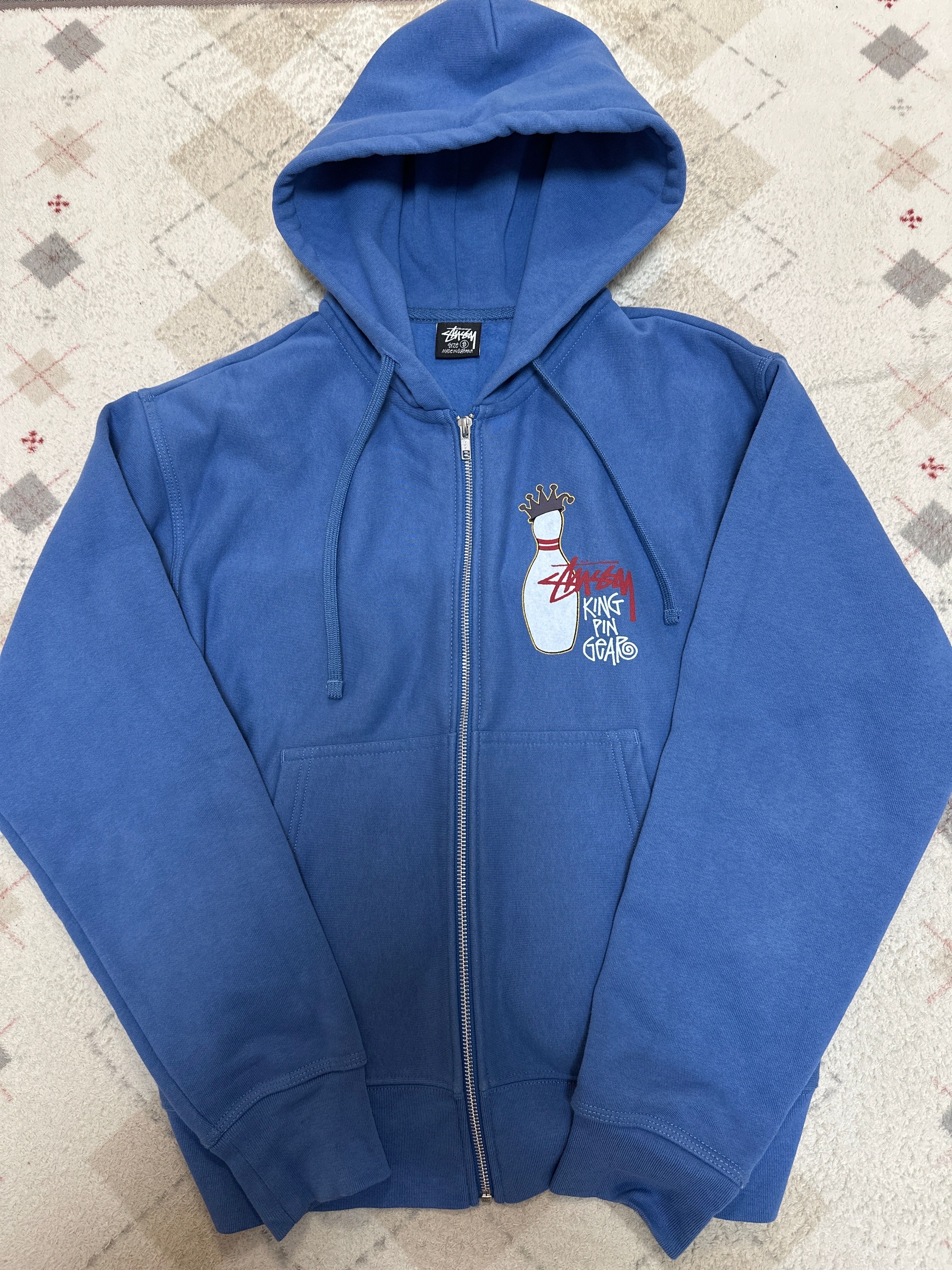 Stussy Kingpin Zip Hoodie "Pacific" (FA24)