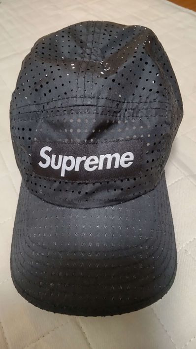 Supreme Perforated Camp Cap "Black"
