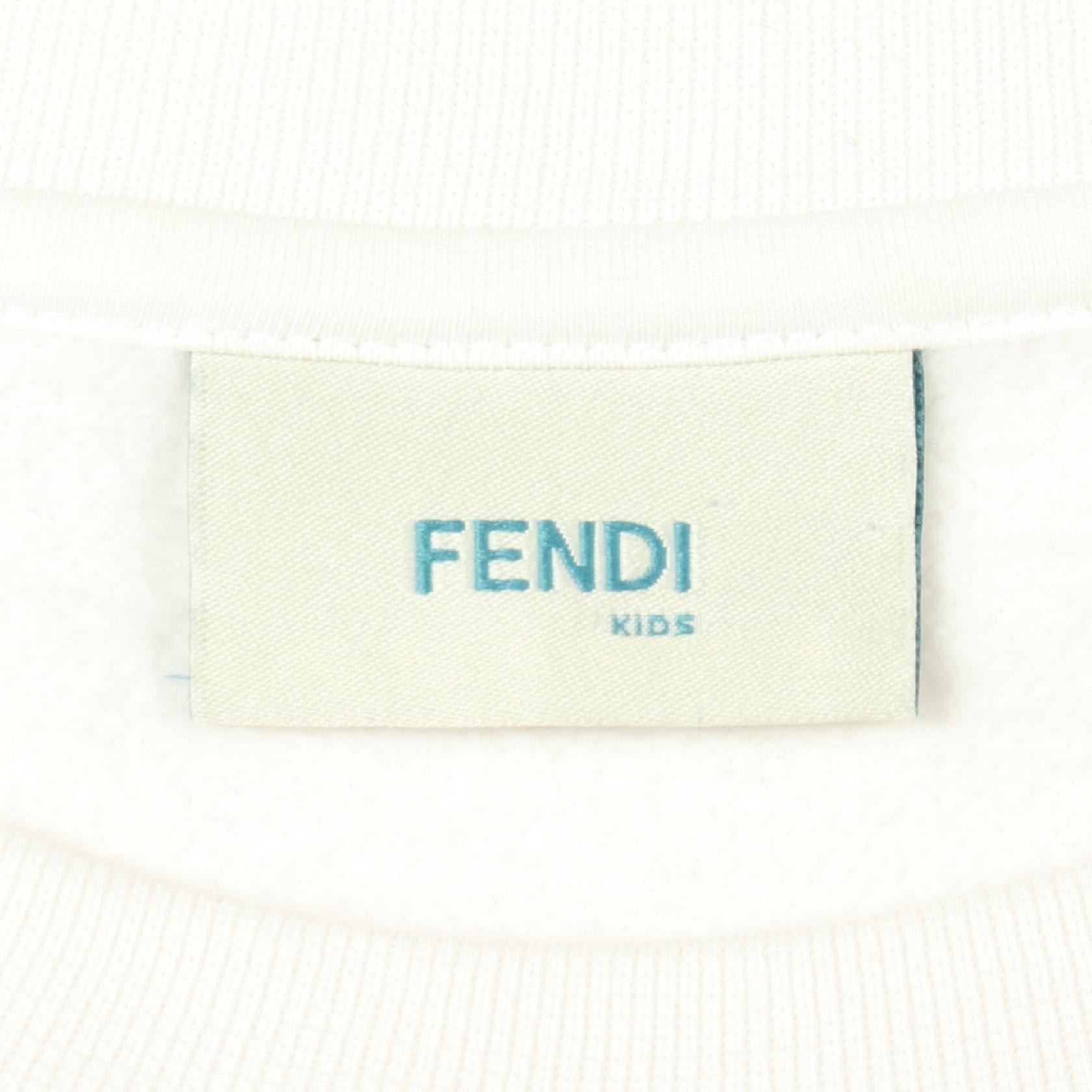 C (やや傷や汚れあり)】フェンディ FENDI ロゴ キッズ スウェット 衣料