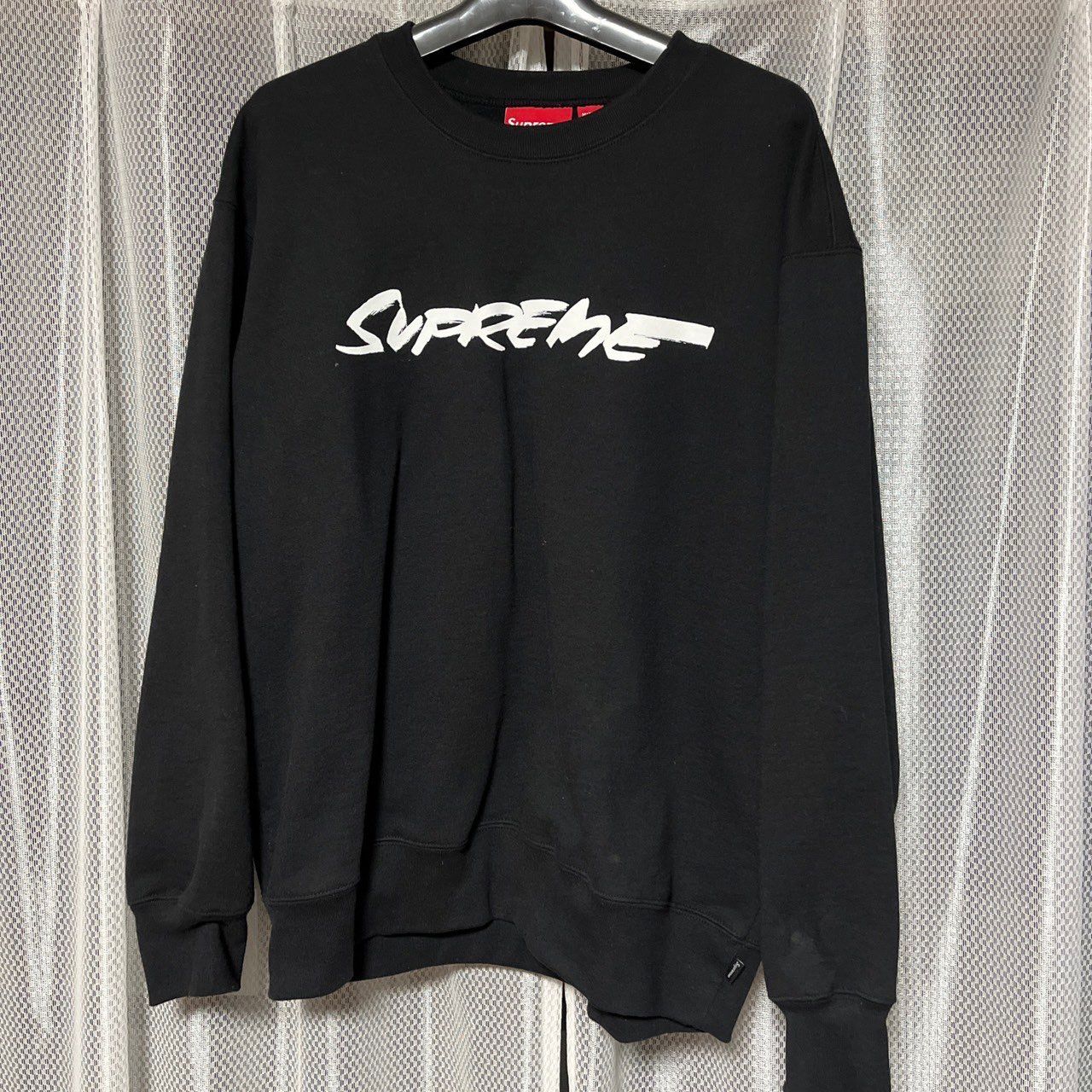 Supreme Futura Logo Crewneck "Black"