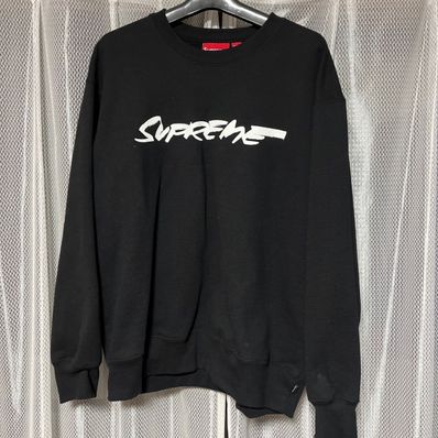 Supreme Futura Logo Crewneck "Black"