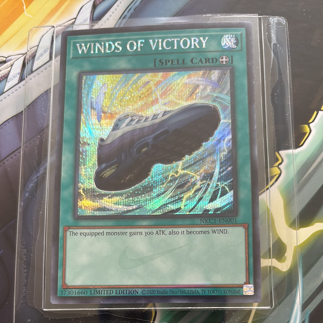 WINDS OF VICTORY SE [NKC1-EN001](遊戯王 x ナイキ エアーマックス 95 QS エアーマッスル 付属カード)