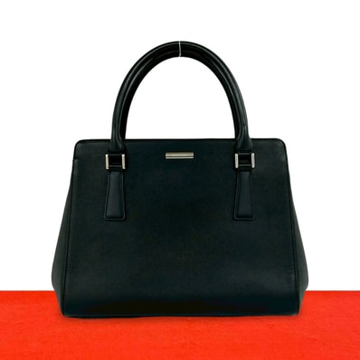 BURBERRY バーバリー ロゴ 金具 ノバチェック 柄 レザー ハンドバッグ ブラック
31909
