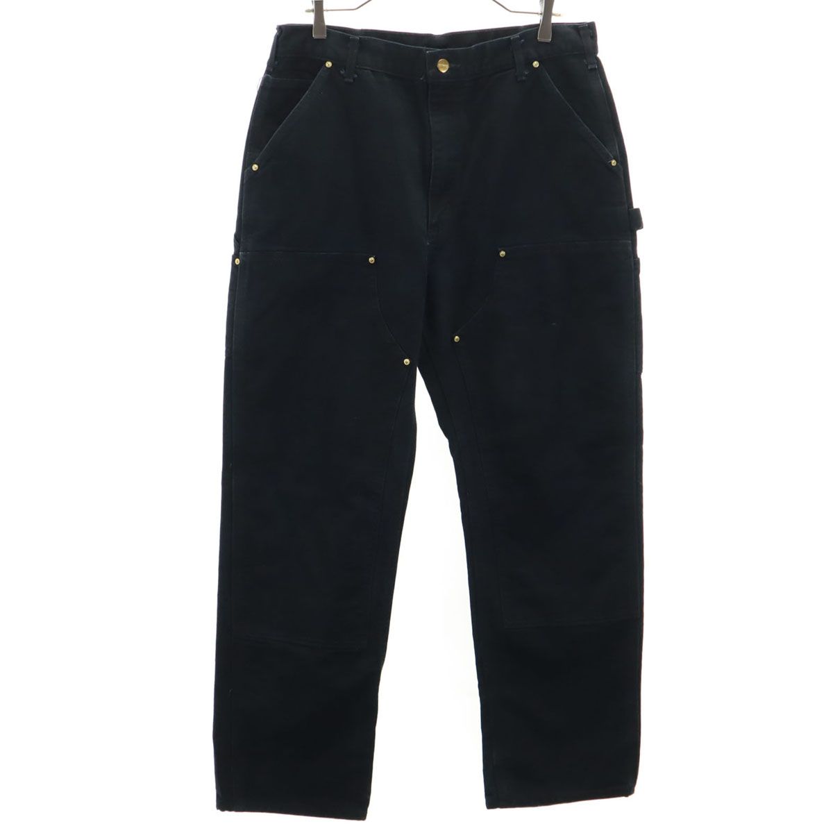 Carhartt カーハート USA製 ダブルニー ダック ワークパンツ ブラック