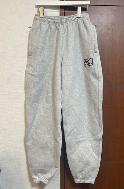 Stussy x Nike Fleece Pant "Grey Heather" (US Size) FN5231-050