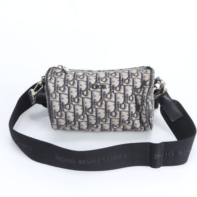 ■美品 クリスチャンディオール オブリークローラーショルダーバッグ