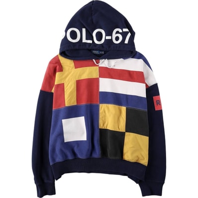 古着 ラルフローレン Ralph Lauren POLO RALPH LAUREN スウェットプルオーバーパーカー メンズXL相当/eaa674772