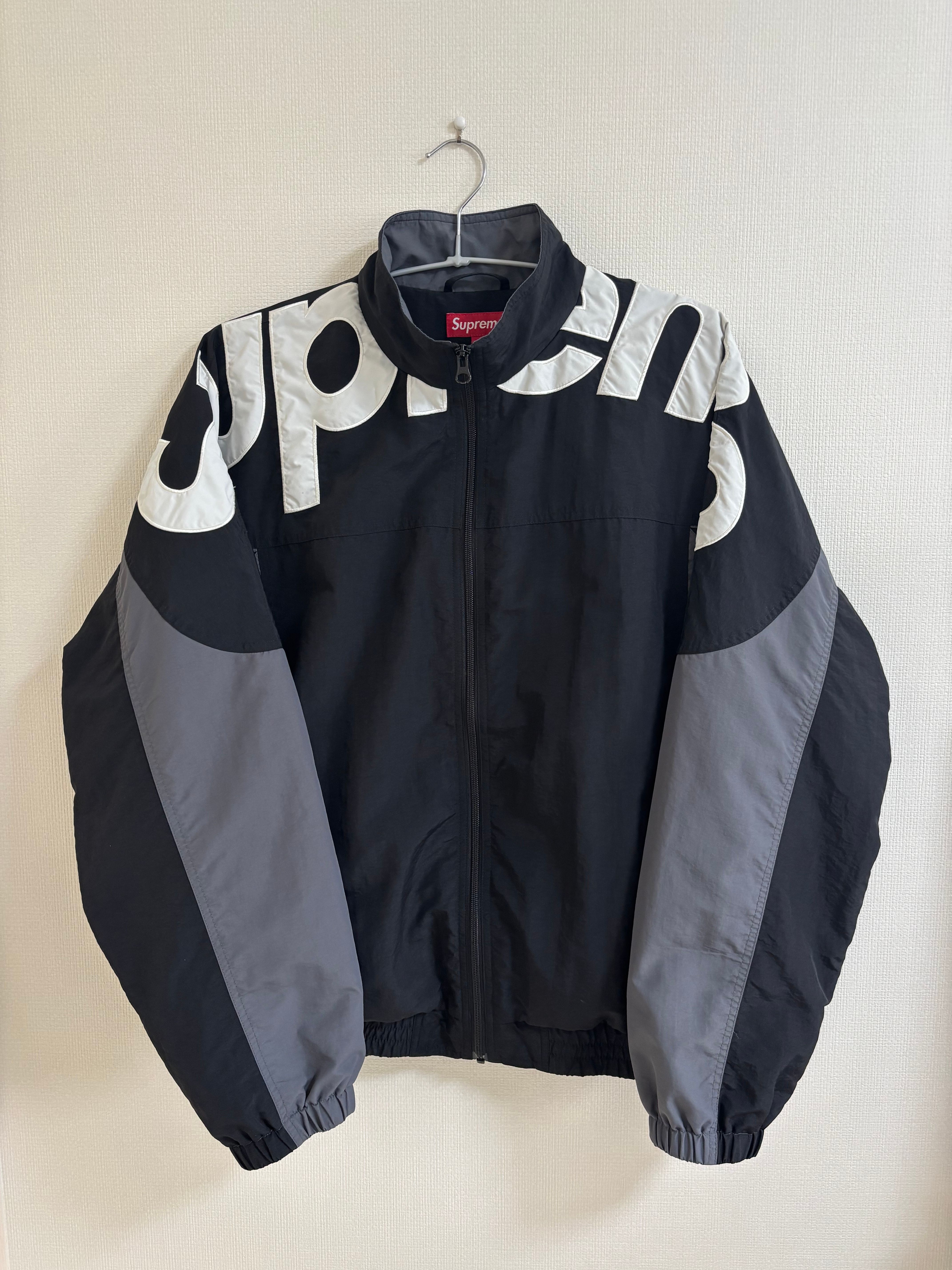 Supreme Shoulder Logo Track Jacket "Black"