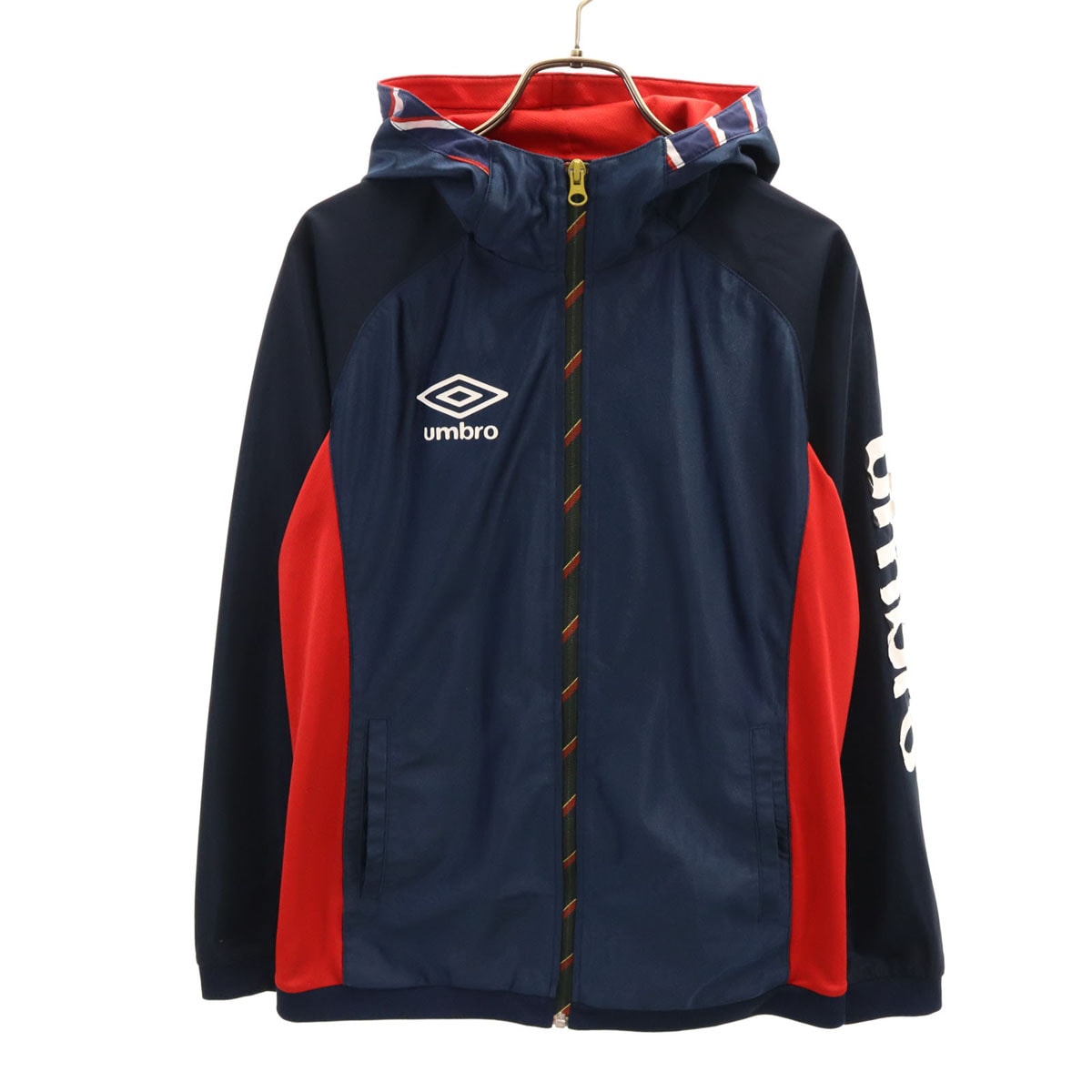 umbro アンブロ フードジャケット S ネイビー ジャージ
