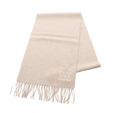 マックスマーラ MAX MARA モノグラム マフラー 衣料品 カシミヤ レディース ベージュ系 2624546311600003 【新品】