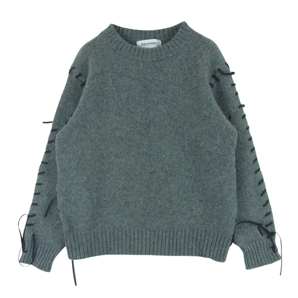 DISCOVERED ディスカバード ニット DC-AW21-KN-04 LOOPING KNIT ルーピング ニット ビッグ シルエット セーター グレー系 1【美品】【中古】